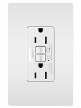 Legrand Radiant 1597TRAW - radiant Tamper-Resistant 15A Duplex Self-Test GFCI Receptacles with Audible Alarm and SafeLock