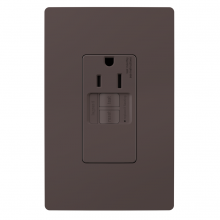 Legrand Radiant 1597TRSGL - radiant Tamper-Resistant 15A Simplex Self-Test GFCI Receptacles with SafeLock Protection, Brown (10 pack)