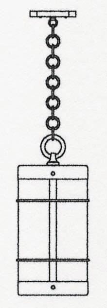 11" valencia pendant no roof