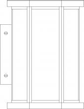 Arroyo Craftsman LYW-5RM-BZ - 5" Lyon Wallmount