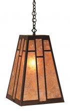 Arroyo Craftsman AH-12M-S - 12" asheville hanging pendant