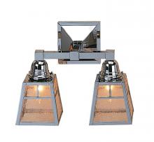 Arroyo Craftsman AS-2EWO-RC - a-line shade 2 light sconce without overlay (empty)