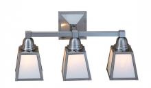 Arroyo Craftsman AS-3TCS-VP - a-line shade 3 light sconce with t-bar overlay