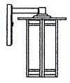 Arroyo Craftsman ETB-9GW-S - 9" etoile wall mount