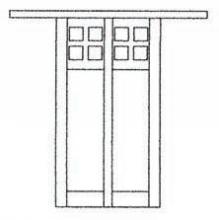 Arroyo Craftsman GW-18TN-RC - 18" glasgow flush wall mount