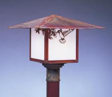 Arroyo Craftsman MP-17SFF-S - 17" monterey post mount with sycamore filigree