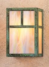 Arroyo Craftsman MS-10TTN-MB - 10" mission sconce with t-bar overlay