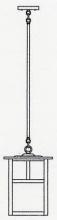 Arroyo Craftsman MSH-10ERM-P - 10" mission stem hung pendant without overlay (empty)