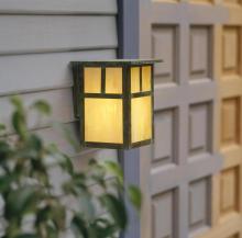 Arroyo Craftsman MW-6TWO-BZ - 6" mission flush wall mount with T-bar overlay