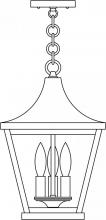 Arroyo Craftsman NAH-10CS-P - 10" Nantes pendant