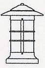 Arroyo Craftsman NC-9LCR-P - 9" newport long body column mount