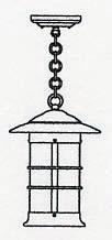 Arroyo Craftsman NH-9LRM-P - 9" newport long body pendant