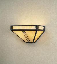 Arroyo Craftsman PS-12CR-MB - 12" prairie sconce