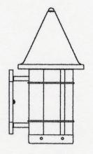 Arroyo Craftsman VS-11WO-S - 11" valencia sconce