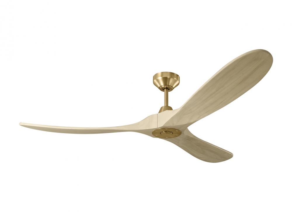 Maverick Smart 60 - Burnished Brass w Washed White Oak Blades