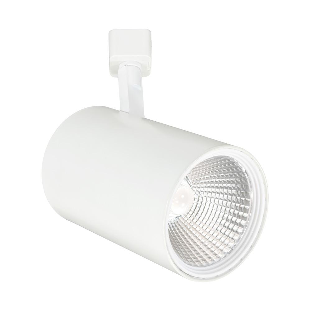 JESCO 36W LED Line Voltage Track Head Fixture 3000K H-Type 90 CRI White