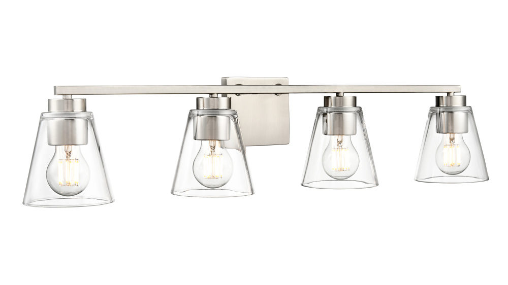 Strayhan 31" 4-Light Vanity - Brushed Nickel