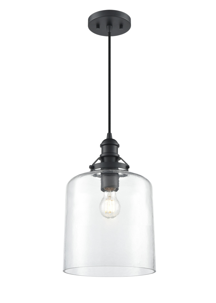 Khrisa 10" Wide 1-Light Pendant - Matte Black