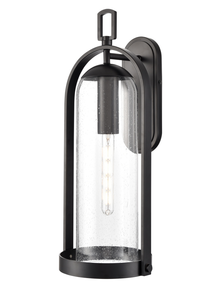 Luxio 24.75" High 1-Light Outdoor Wall Sconce - Powder Coated Black