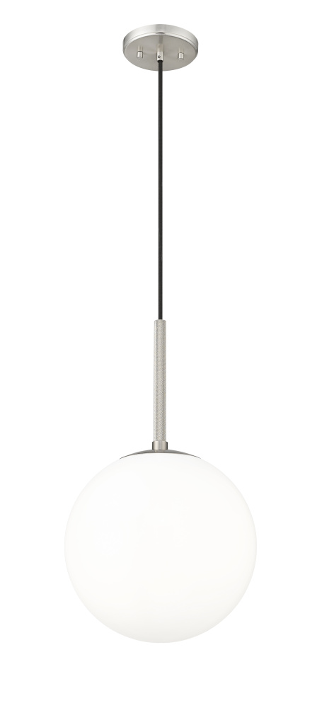Kairo 12" Wide 1-Light Pendant - Brushed Nickel