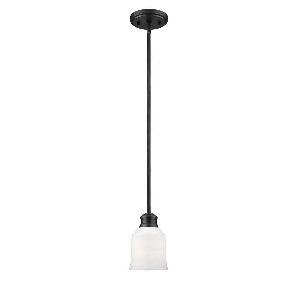 Burbank 1-Light Mini-Pendant Light Matte Black