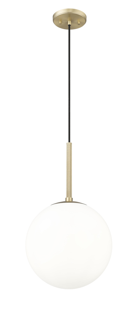 Kairo 12" Wide 1-Light Pendant - Vintage Brass