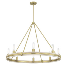 Millennium 207108-VB - Rovessa 39" Wide 6-Light Chandelier