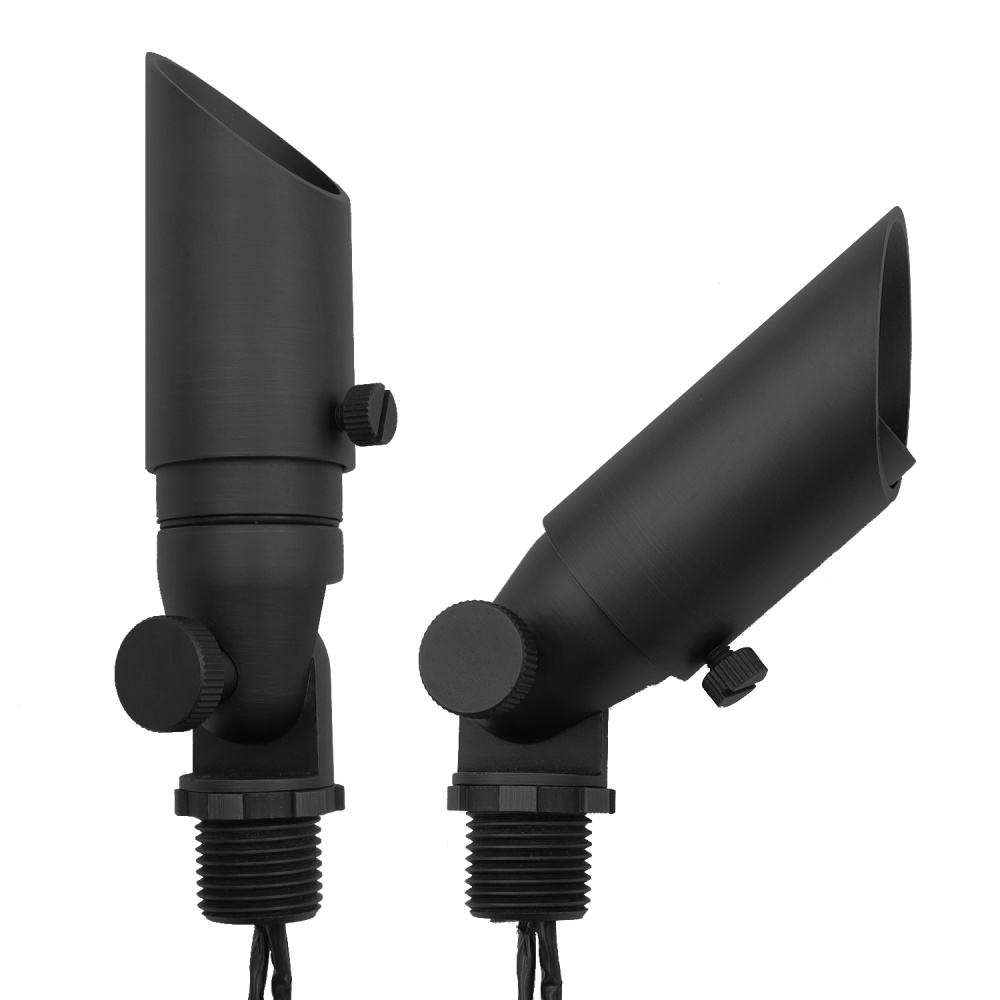 Irradiar Small Black Adjustable Spotlight