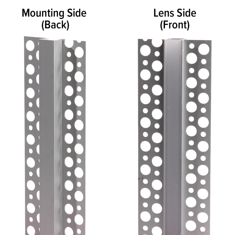 Aluminum Channel Slim Straight Mud-In