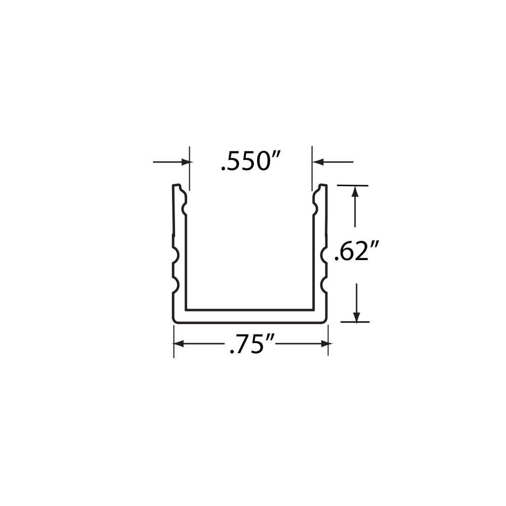 Aluminum Mounting Channels Mini-Deep