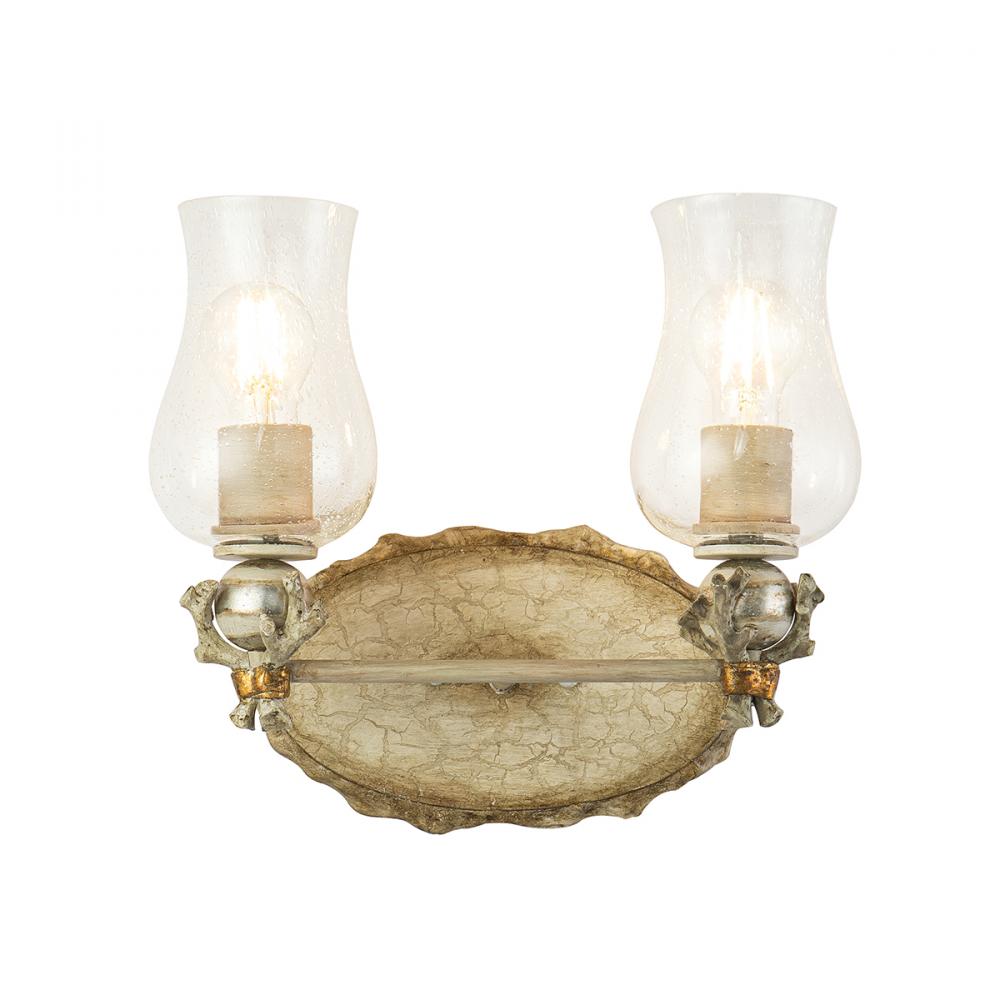 Trellis 2 Light Vanity In Bone