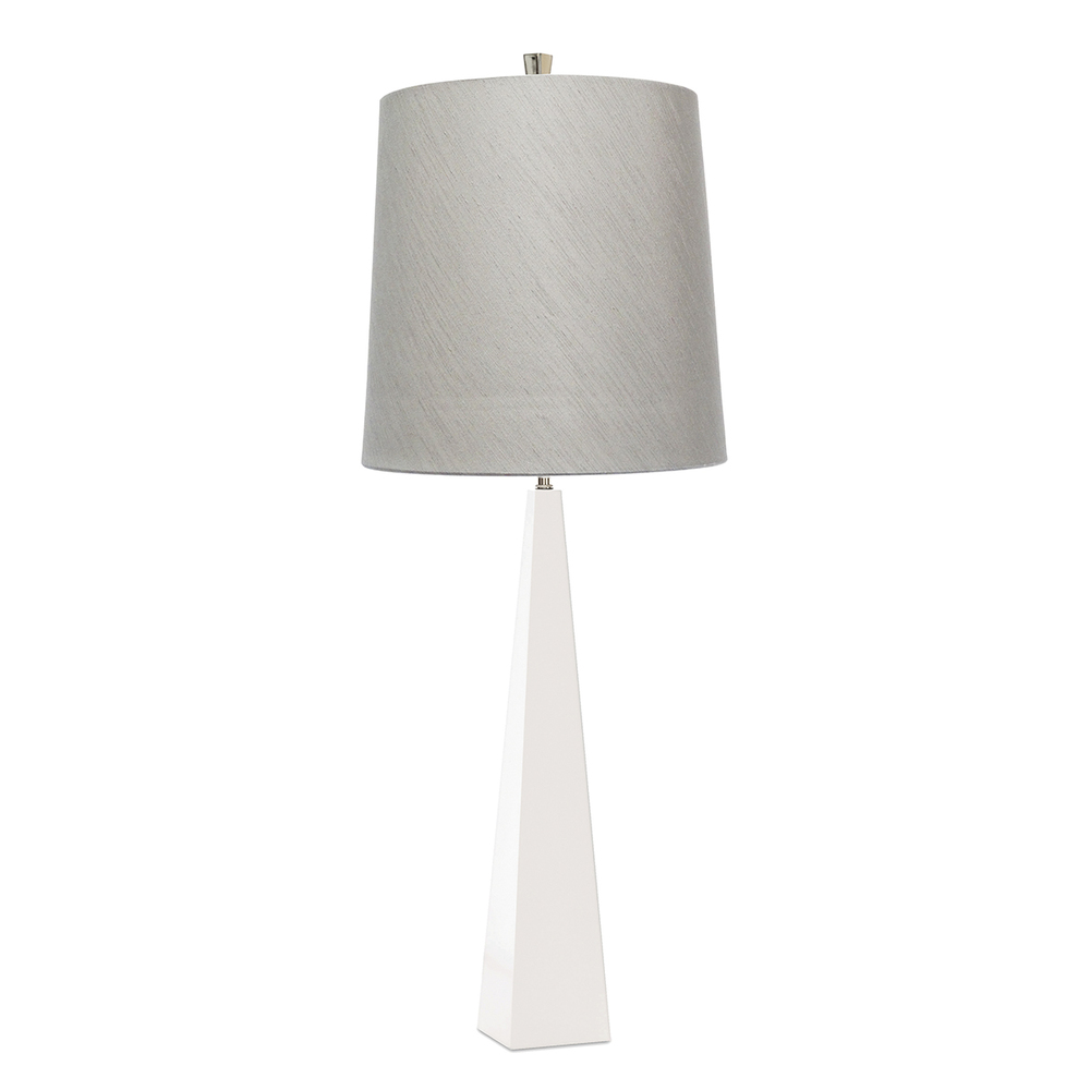 Ascent White Modern Buffet Table Lamp