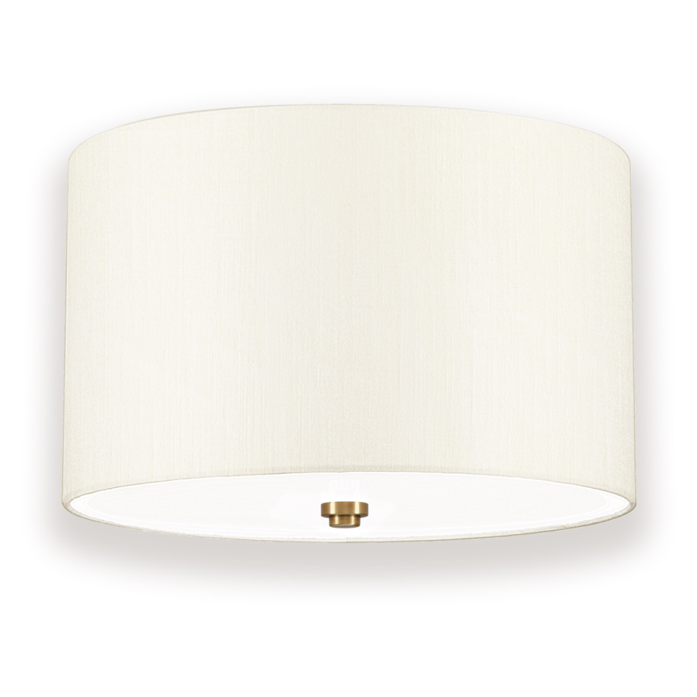 Fletcher 3 Light 14" Flush Mount - Aged Brass