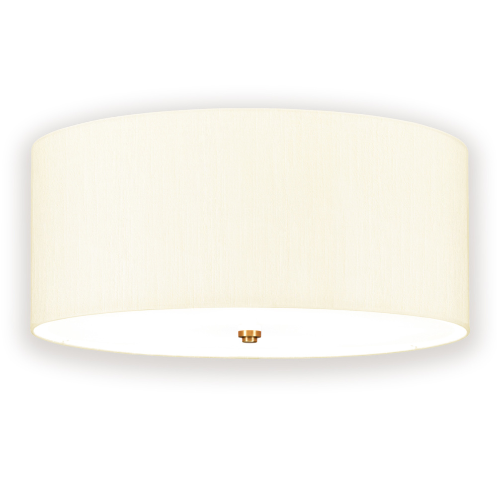 Fletcher 5 Light  22" Flush Mount - Aged Brass