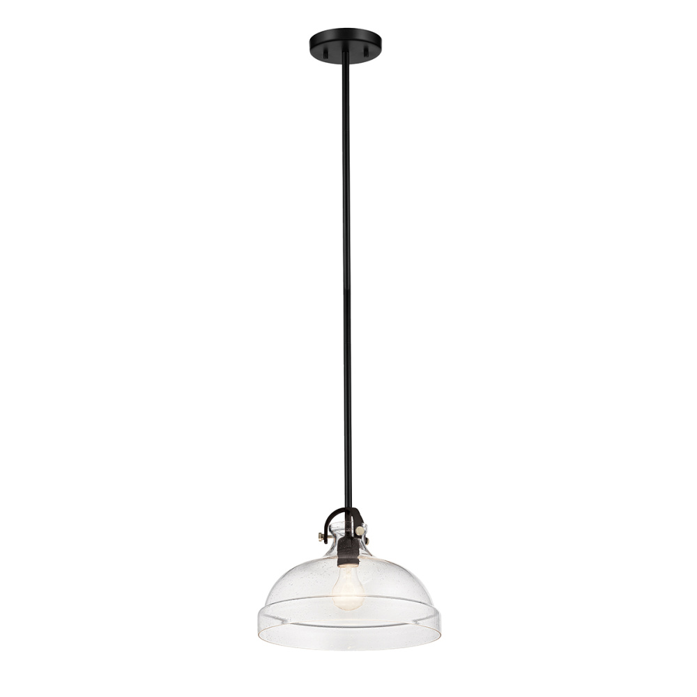Hampton 1 Light Duo-Mount Pendant - Black