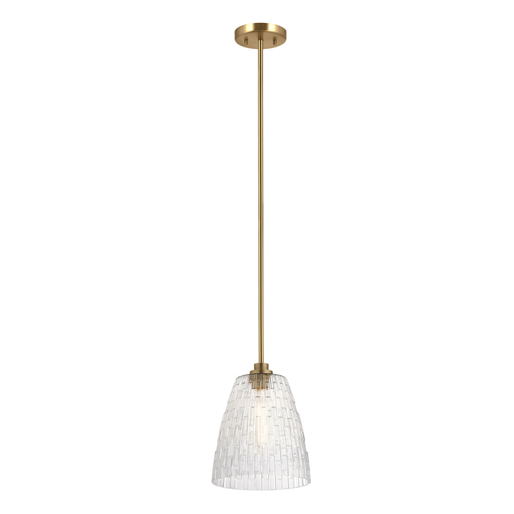 Windsor 1 Light Duo-Mount Pendant - Brass