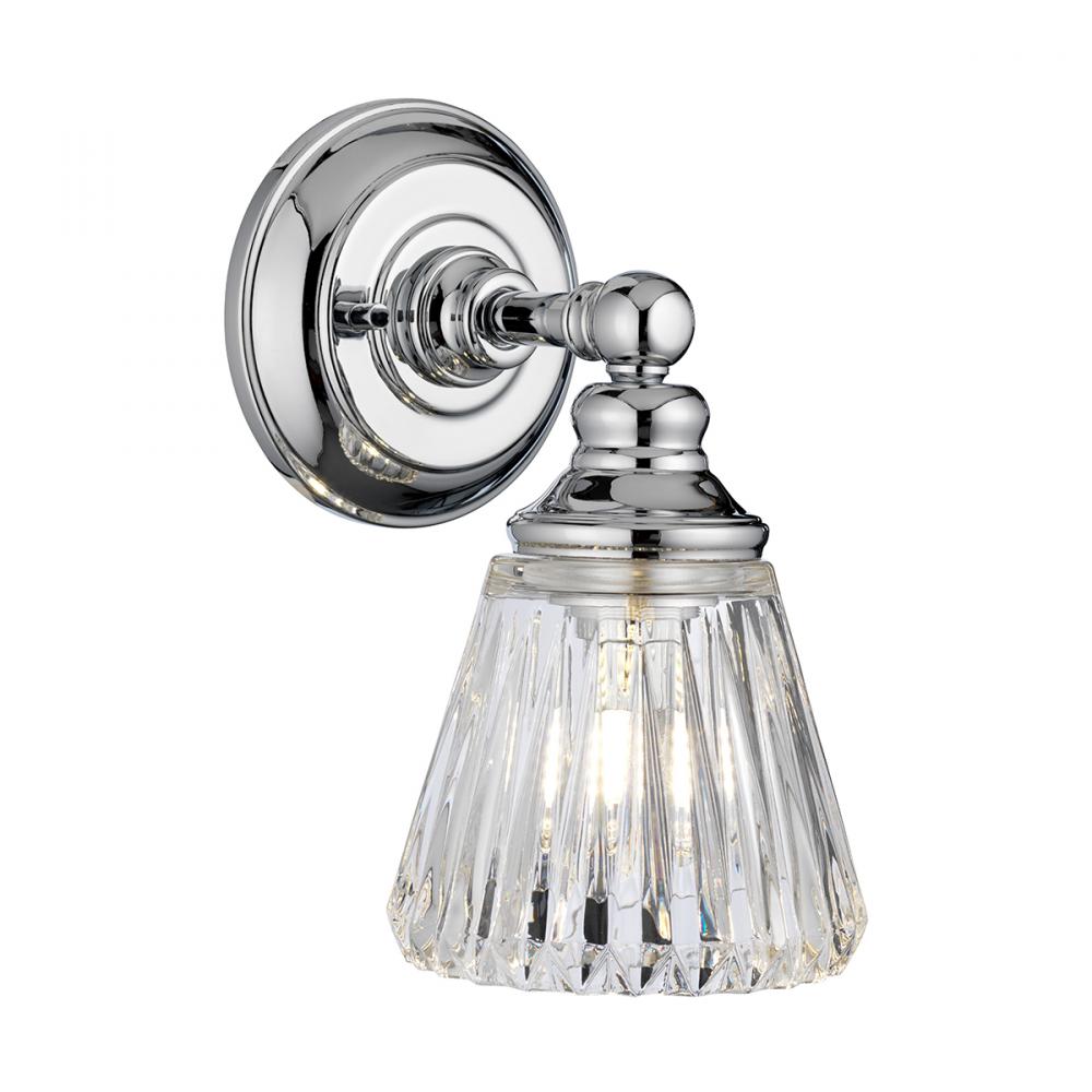 Keynes 1 Light Vanity in Polished Chrome