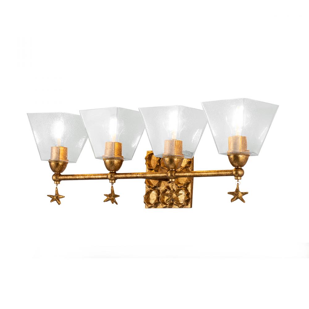Star 4 Light Vanity in Gold