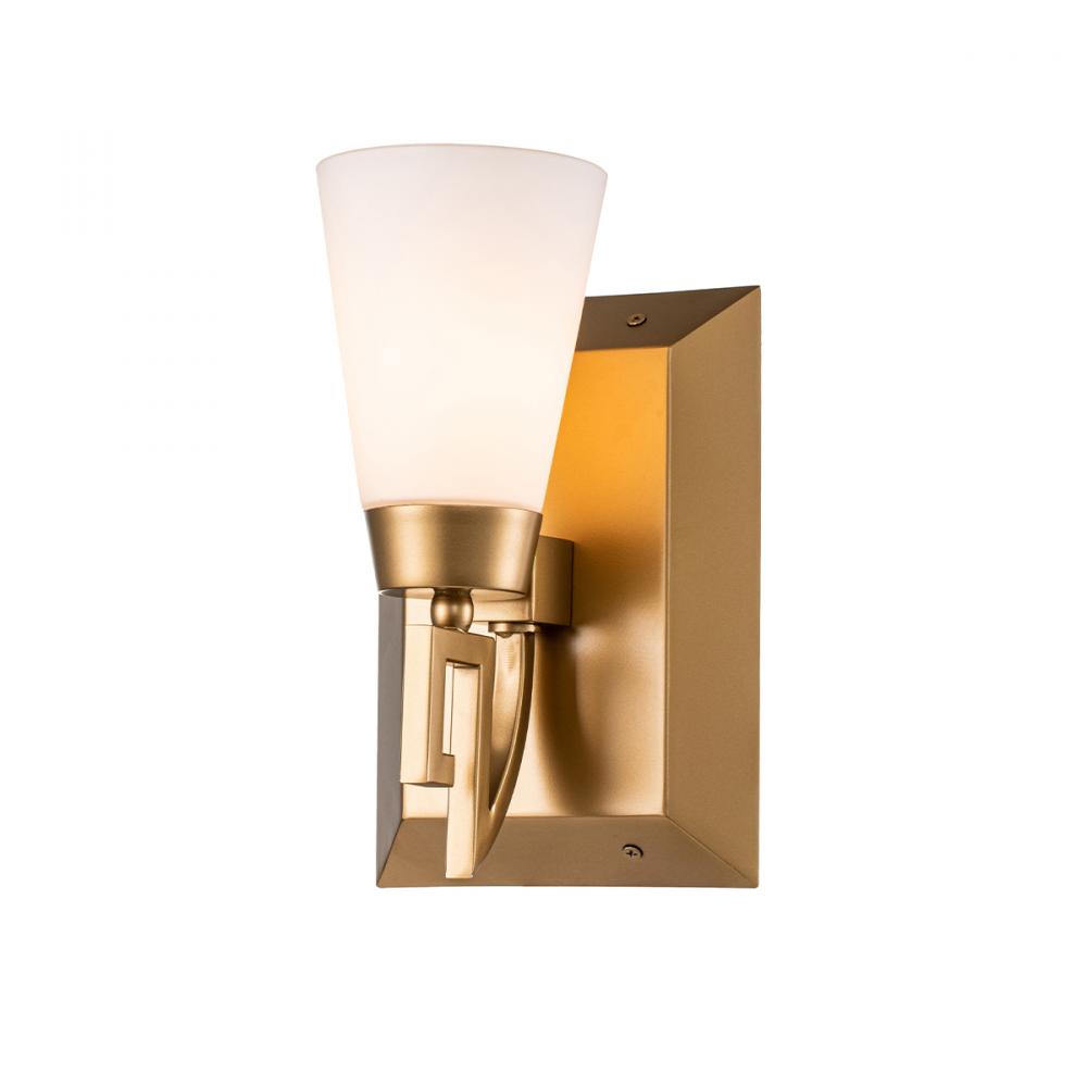 Lemuria 1 Light Vanity in Lacquered Gold