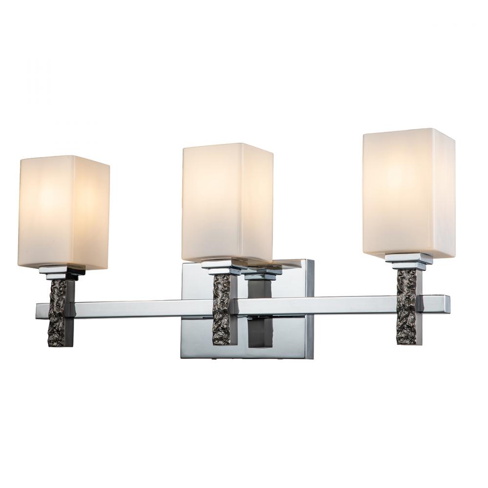 Jack 3 Light Vanity in Polished Chrome