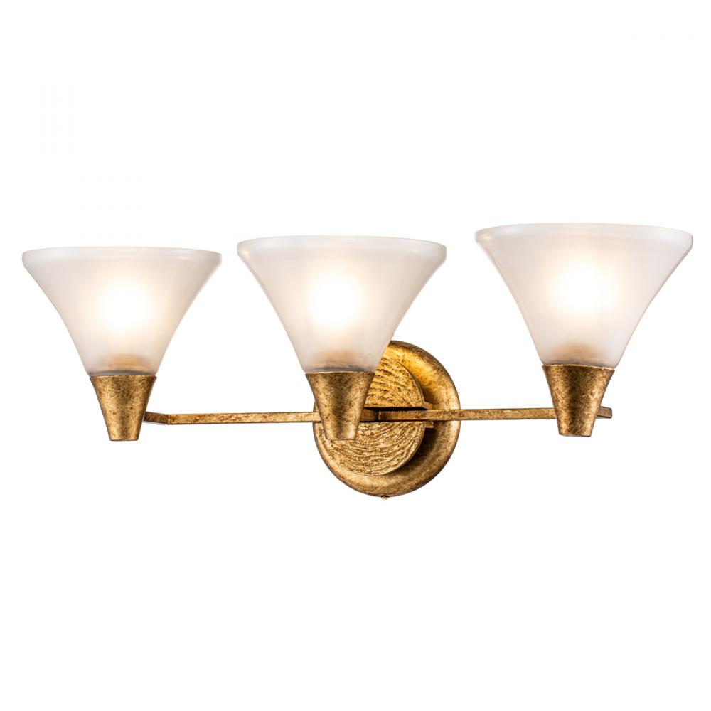 Lemoine 3 Light Vanity in Gold
