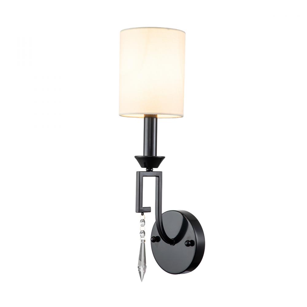 Lemuria 1 Light Sconce in Black