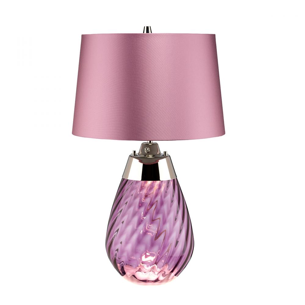 Lena Small Table Lamp in Plum with Plum Shade