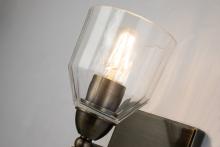 Lucas McKearn bb1000db-1-f2g - Felice 1 Light Vanity in Dark Bronze With Gold Accents