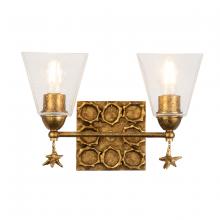 Lucas McKearn bb1002g-2 - Star 2 Light Vanity In Gold