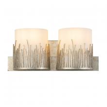 Lucas McKearn bb90610s-2 - Sawgrass 2 Light Vanity in Distressed Silver