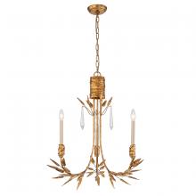 Lucas McKearn ch7407g-3 - Palm d'Or 3 Light Chandelier