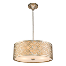 Lucas McKearn gn/arabella/p/l-s - Arabella Large Pendant - Semi Flush in Distressed Silver