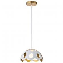 Lucas McKearn pd7369w-10 - Pebbles 10" Mini Pendant in White