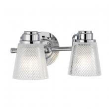 Lucas McKearn bb-hudson2-pc - Hudson 2 Light Vanity in Polished Chrome